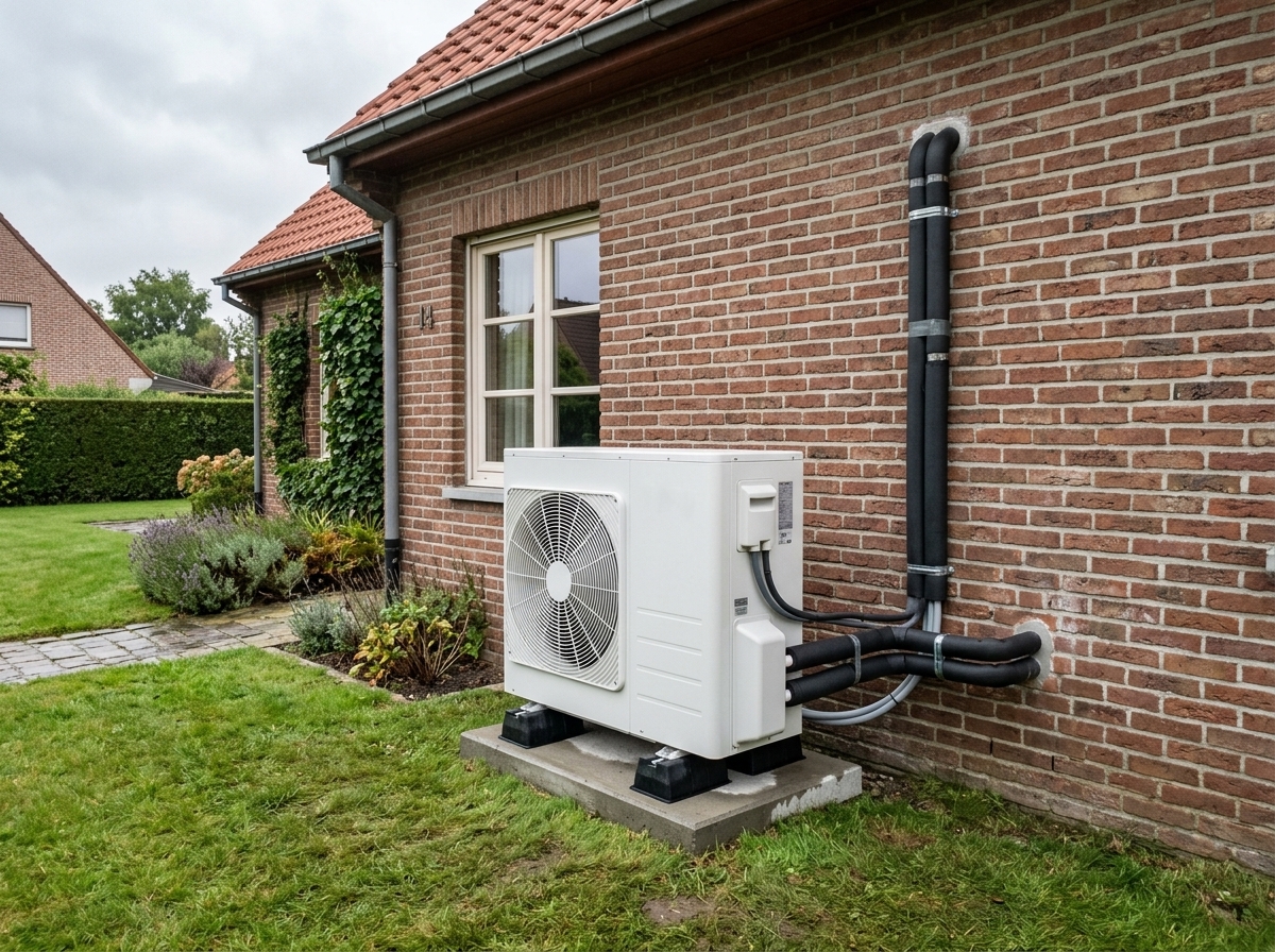 Pompe à chaleur air/eau — maison unifamiliale