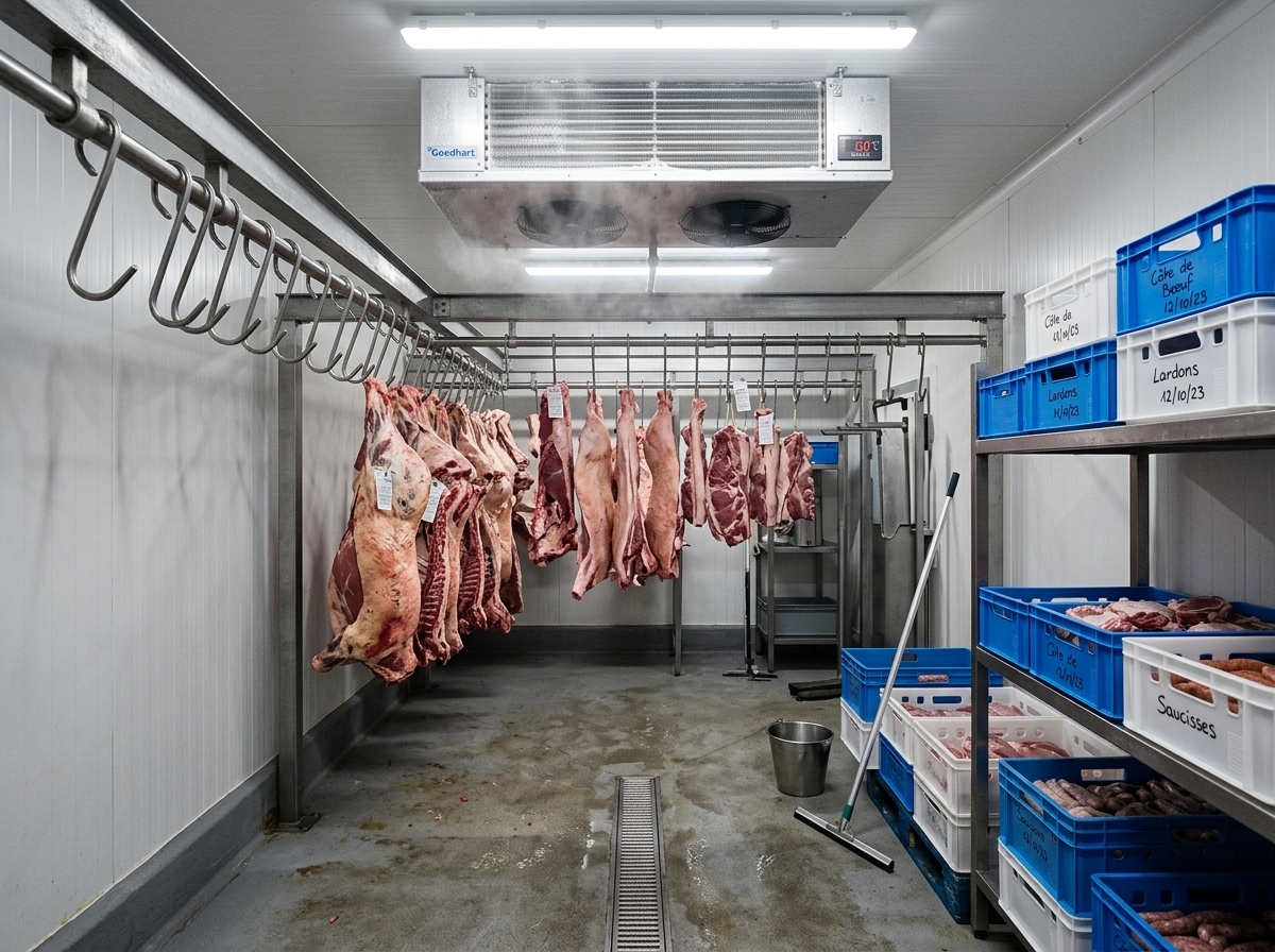 Chambre froide boucherie — Brabant flamand