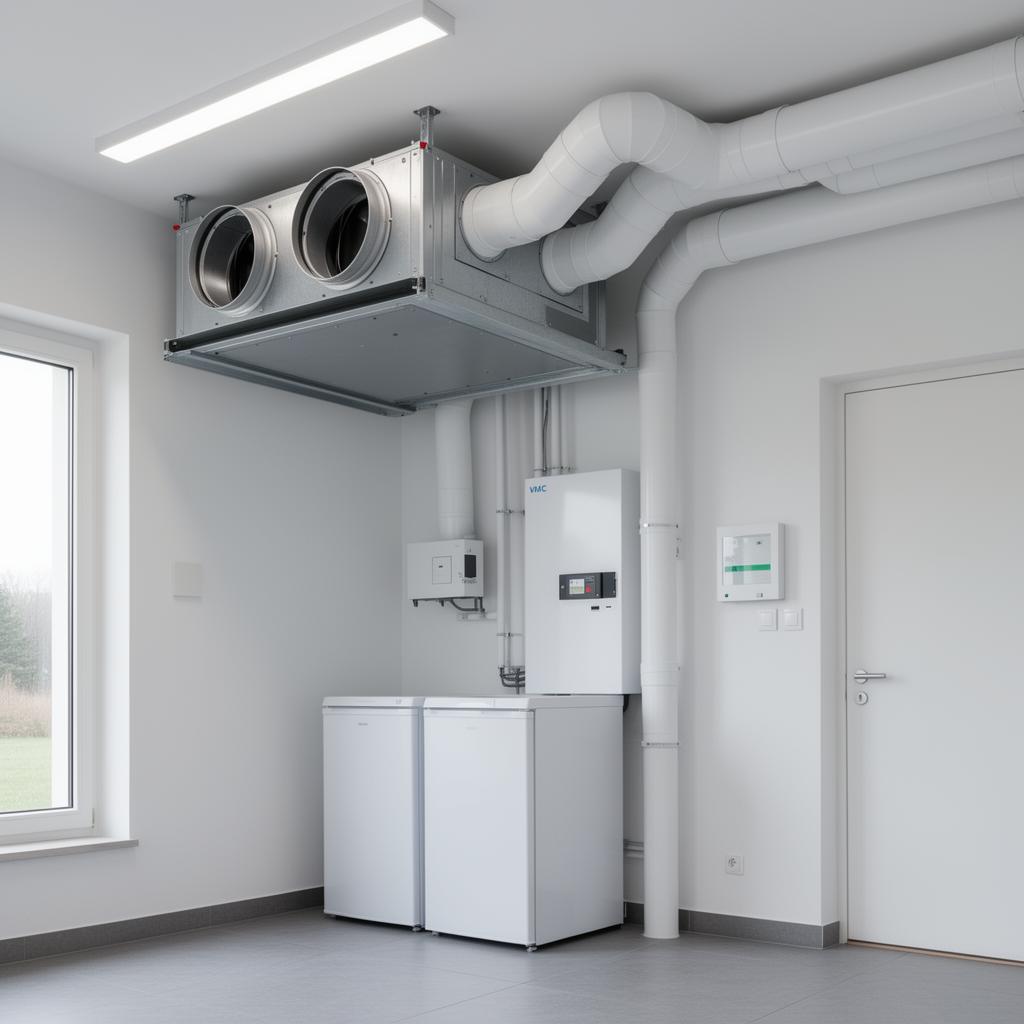 Groupe de ventilation d'une salle de sport